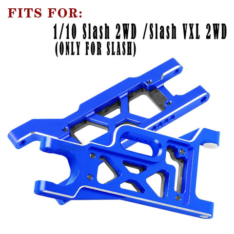 RC Upgrade Parts Kit For One Tenth Slash 2WD And Slash VXL 2WD Front A Arms Navy Blue CNC Aluminum