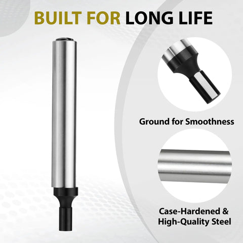 Audible Edge Finder Pro Grade Precision Tool With High Accuracy Edge Detection To Within 0.0001 Inches For Quick, Precise Edge Locating And Setup On CNC Milling And Machining Workpieces. hardened steel edge finder, 3/8 inch shank