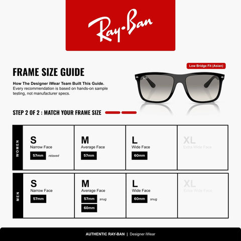 Frame size guide for Boyfriend Two Square Sunglasses Black Frame With Light Grey Crystal Lenses 60mm Unisex Dope Shades Lightweight Italian Made All Day Comfort Inspired by Classic Designer Style.