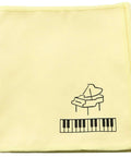 Yellow Piano Key Cover For 88 Key Keyboards And Digital Pianos Dust Proof Flannel Shield Made From Soft Velvet with piano design