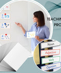 50-Piece Magnetic Adhesive Sheets 8 By 10 Inches Flexible Magnetic Sheets With Self Adhesive Backing for teaching materials on board