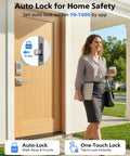 WiFi Smart Keypad Deadbolt Lock With App Remote Control No Hub Needed Works With Alexa And Google Assistant Keyless Entry Auto Lock