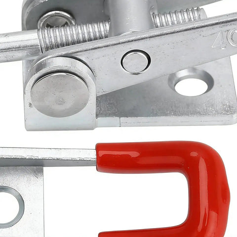 Close-up of Latch Pack 10 Piece Steel Fastener Kit With Quick Release Catch and Industrial Lock for toolboxes and enclosures.