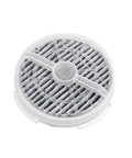 Top view of round Activated Carbon HEPA Filter Replacement For Air Purifiers FridaBaby Meleden RIGOGLIOSO GL2103 Jinpus LTLKY filter.