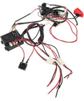 24V Ride On Car Upgrade Kit with wiring harness, 2.4G remote components, and 40A controller for DIY vehicle upgrades.