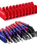 Two Pack Pliers Organizer Rack With No Slip Rubber Base 20 Slot Tool Box Organizer For Drawers And Cabinets with pliers.