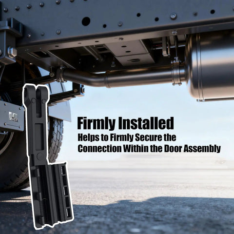 Volvo Truck Outer Door Handle Lower Linkage Rod Replacement Black Finish Built Tough For Easy Install And Long Lasting Durability Restores Smooth Door Release And Reliable Operation Across Volvo Trucks, installed on truck door assembly