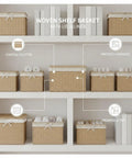 Slick Heavy Duty Flip Top Storage Bin For Closets And Bathroom Vanities To Dodge Dust And Keep Dailies Nice And Tidy With Secure Lid.