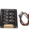8S Inductive Balancer For Lithium Battery Packs Featuring A 1.2 Amp Chip with circuit board and cable for voltage balancing
