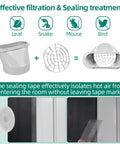 Components of Portable Air Conditioner Window Kit with Universal Seal for Sliding or Vertical Windows Easy Install
