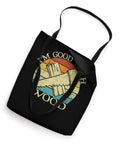 Totally Nailed It Dope Vintage Circular Saw Woodworking Tote Bag For Carpenters And DIY Craftsmen Plus Sweet Shop Essential Gift For True Makers Who Legit Appreciate Fine Timberwork And Quality Hand Tools, 16x16 inch black tote with saw graphic.