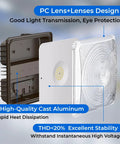 40W LED Canopy Light 5600LM Daylight 5000K IP65 Waterproof 120-277V UL Listed For Gas Stations Garages Warehouses