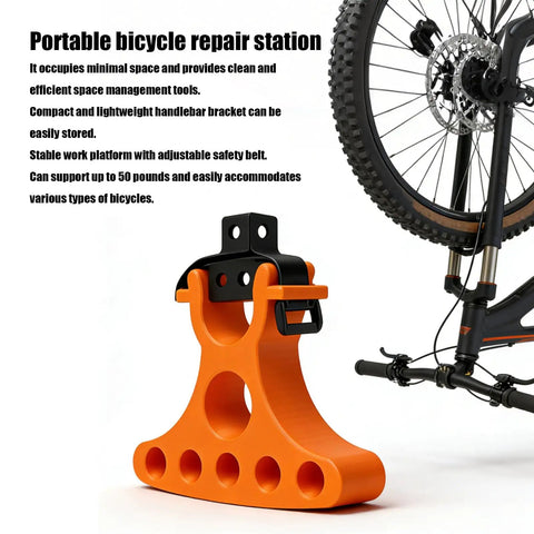 Two Pack Portable Bicycle Repair Stand For Electric, Mountain And Road Bikes, Handlebar Jack That Lifts Up To 50 Pounds