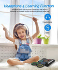 Child using Roll Up 7 Pad Electronic Drum Set Midi Drum Kit With Headphone Jack Built In Speakers And Stomp Pedals Sticks