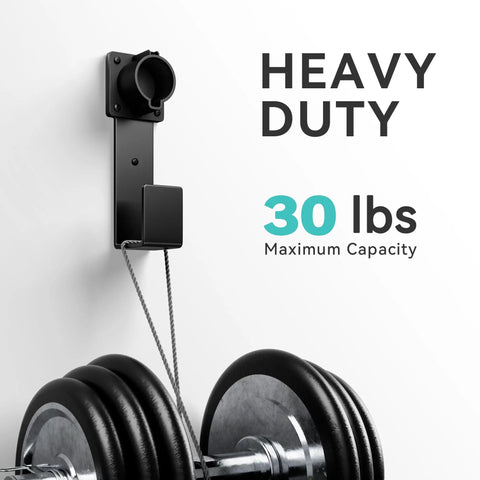 Heavy Duty Stainless Steel EV Charger Holder For J1772 Connectors wall mount holder with maximum 30 lbs capacity.