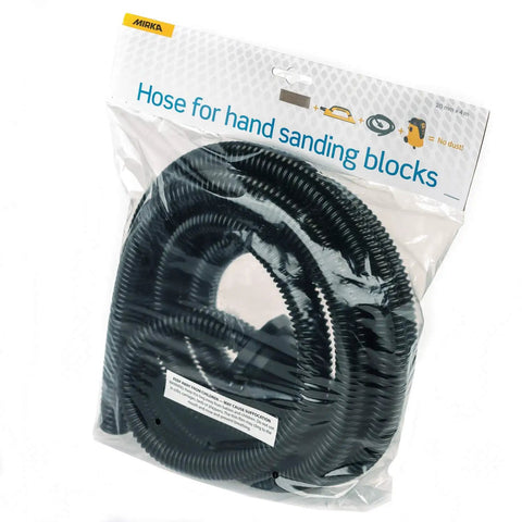 Vacuum Hose For Hand Sanding Blocks 13 Ft Lightweight Flexible Hose With Tapered Plug Fits Multiple Vacuum Ports And Industrial Vacuums