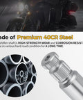 Harley Davidson Shifter Shaft 33709-82A Replacement For Electra Glide Road King Road Glide Street Glide Tour Glide And Tri Glide 1983 To 2016 Premium 40Cr Steel Heavy Duty Construction, 40Cr steel splined shaft