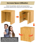 Slick Heavy Duty Pocket Door Slide Hinge Kit With Thick Cold Rolled Steel And Dual Row Ball Bearings For A Damn Smooth Invisible Sliding Motion On Inset Wood Doors installation illustration with inset wood door panels.
