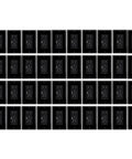Black 15 Amp GFCI Outlet With Type A And Type C Ports 40 Pack Self Test Electrical Receptacle arranged in a grid with LED indicators.