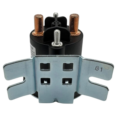 12V Solenoid Switch Relay Kit With Genuine Trombetta 684 1261 212 PowerSeal Contactor front view, hydraulic use.