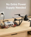Dual LiPo Charger For RC Fans With Bluetooth App Control, 16A AC 300W DC 700W in use with drone, no extra power supply needed