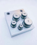 Disc Cutter Set Of Five Circle Punches For Jewelry Making From One Half Inch To One Inch That Cut Up To Eighteen Gauge Soft Metals