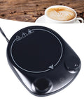 Fast Heating Electric Mug Warmer Featuring Four Adjustable Heat Settings And Smart Auto Shutoff, compact design with touch controls.