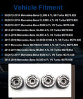 Beefed Up Mercedes Benz 4.7L V8 Turbo M278 Timing Chain Kit With Camshaft Adjuster Sprocket Includes Chains Tensioners Guides