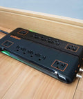 12 Outlet Surge Protector Power Strip With 3420 Joules Of Surge Protection, 2 Coax Ports, Wall Mount Slots, low profile