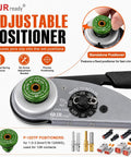 Deutsch Connector Kit With DTP 2 And 4 Pin Waterproof Automotive Plug Set tool showing adjustable positioner and crimp dial