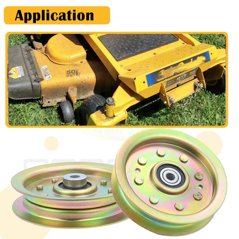 Heavy Duty Deck Drive Pulley Replacement For Cub Cadet Z Force 44 To 60 Inch Mowers Smooth belt operation, precision steel construction.