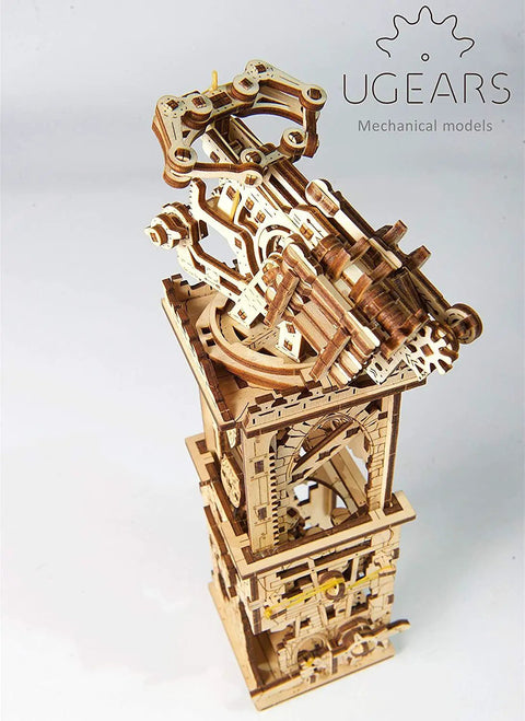 Archballista And Tower Wooden 3D Puzzle Mechanical Model For Self Assembly Laser Cut DIY Kit With Realistic Moving Parts And Medieval Siege Design Perfect For History Buffs And DIY Junkies, wooden tower