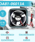 Refrigerator Evaporator Fan Motor With Silent Sponge For Quiet Operation Replacement Compatible With RF Series Models
