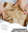 Adhesive Packing List Envelopes With Window Design For Shipping Docs And Invoices, 100 Pack Self Sealing Poly Bags displayed in use