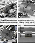 Check Out This 3 Piece Black L075 Jaws Coupler Set With Rubber Spider Inserts Perfect Buffer For CNC Lathe And Motor Pump Connections Easy Hook Up, black L075 jaw coupling