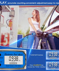 One Inch Turbine Flow Meter For Water Diesel Kerosene Gasoline With LCD Digital Readout displayed while refueling at a station