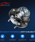 Front Wheel Bearing And Hub Assembly Pair For 2WD GM Full Size SUVs With ABS OEM Grade Fit For Cadillac Escalade ESV Tahoe close-up view