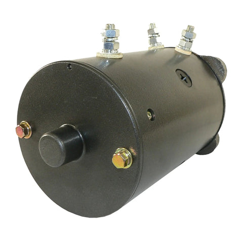 12V Winch Motor Replacement For Ruger Equipment Redwood Reliance Trailer Reversible W8927 462286 MBJ4208 MBJ4406, side view
