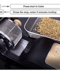 Top Notch Electric Coffee Roaster Rocking A Heavy Duty Stainless Steel Drum With Slick One Knob Control For Light To Dark Roasts And Serving Straight Up Fresh Cup Bliss Daily with easy operation instructions.