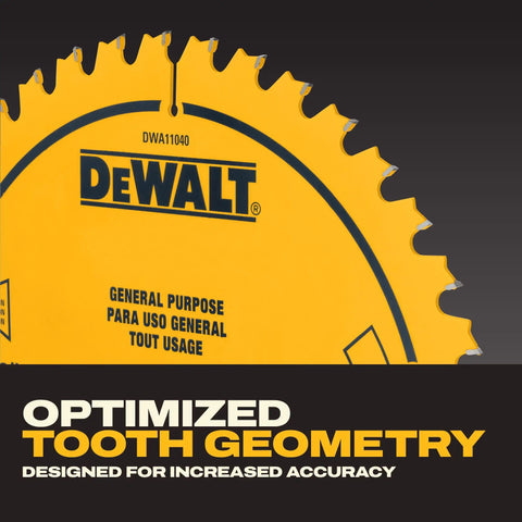 10 Inch Table Saw Blade With 40 Tooth Fine Finish Ultra Sharp Carbide Circular Blades Delivering Butter Smooth Cuts Top Notch Accuracy Extended Lifespan Heavy Duty Performance