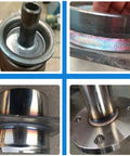 Heavy Duty Rotary Welding Positioner With 180 Millimeter Tilt Table For Smoke Metal Flanges And Steel Pipes Under Ten Kilos supports precision welding joints.