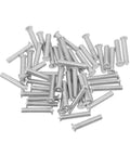 50 Pack 4mm Metal Pulling Pins For Dent Removal and Bumper Fixing Universal Fit, silver automotive welding studs.