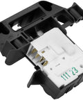 Washer Door Lid Lock Switch Replacement For Front Load Washers Premium Quality Repair Part Easy Install Replaces WH44X10288 And Related Numbers black plastic with white connector