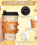 Straight Fire 50 Pack Party Bundle Includes 16 Oz Plastic Coffee Cups With Secure Black Lids And Extra Warm Insulated Sleeves crafted for baby brewing celebration vibes.