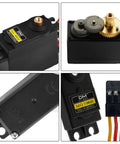 Six Pack MG996R Metal Gear Digital Servo Motor High Speed Torque For JR RC Helicopter Car Boat And Robot, shown in detail