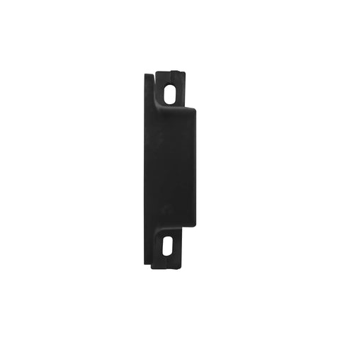 Side view of black latch from 4 Pack RV Cabinet Door Latches And Catches Easy Install Push Latch For Cabinets In Trailers And Motorhomes OEM Style