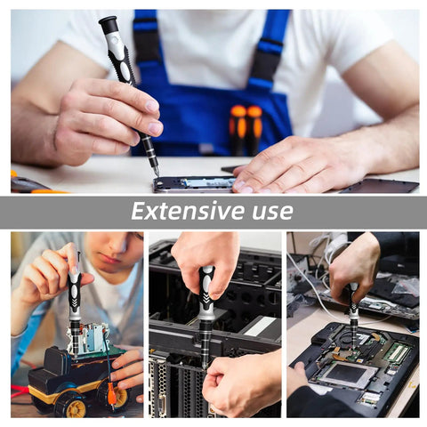 115 In 1 Precision Screwdriver Set With Micro Magnetic Bits For Electronics Repair, used on electronics and devices