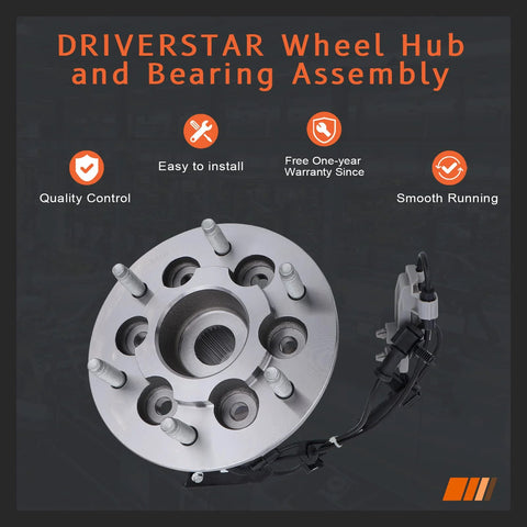 Front Wheel Hub And Bearing Assembly For Driver And Passenger Sides Fits Chevy Colorado And GMC Canyon 2004 2005 2006 2007 2008