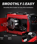 135A MIG Welder With 3 In 1 Flux Core MIG Lift TIG and Stick Welding Portable IGBT Inverter 110V wire spool detail