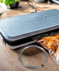 Universal Vacuum Sealer Heating Cable And Heat Shrink Strip Replacement For Industrial Machines Dead Nuts Compatible setup with sealed food bag.